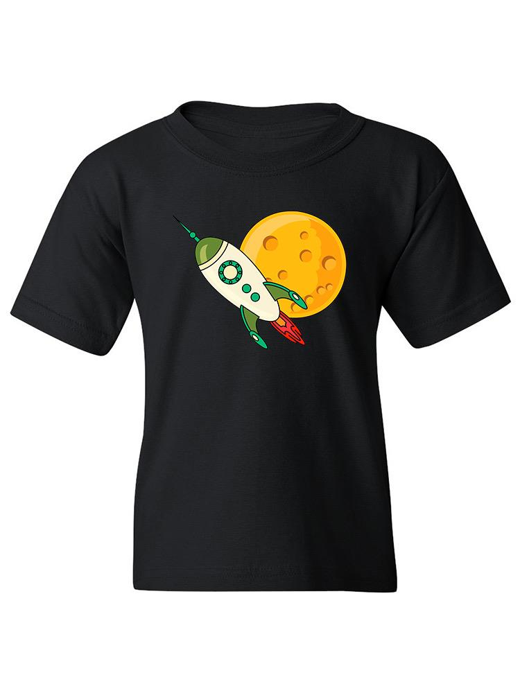 Moon And Rocket T-shirt