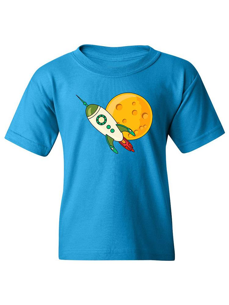 Moon And Rocket T-shirt