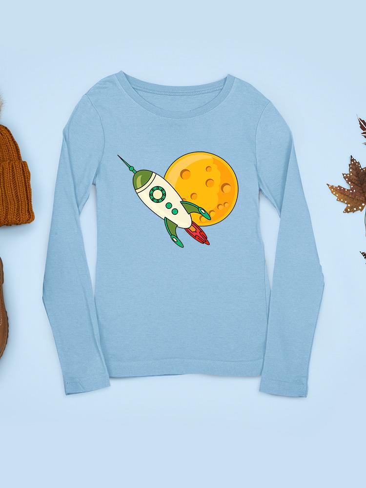 Moon And Rocket T-shirt