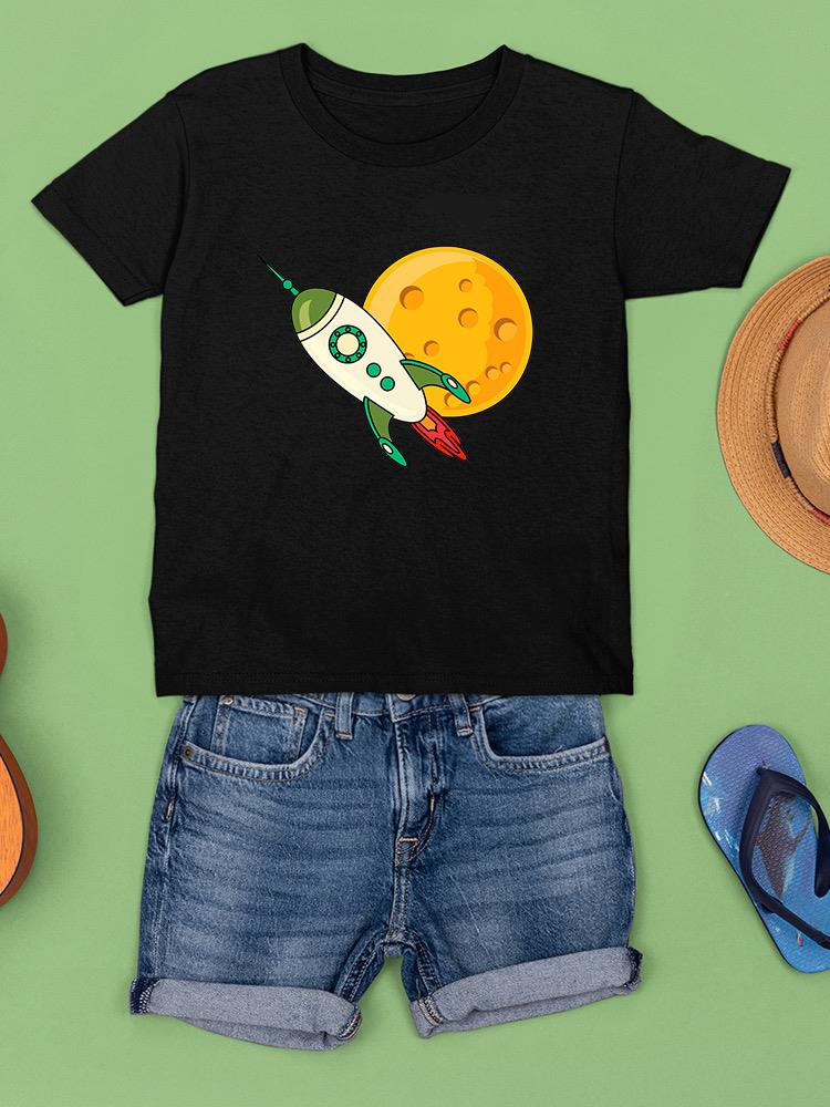 Moon And Rocket T-shirt