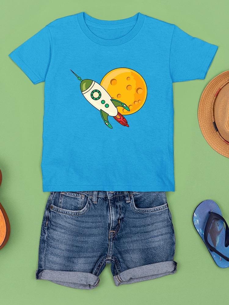 Moon And Rocket T-shirt