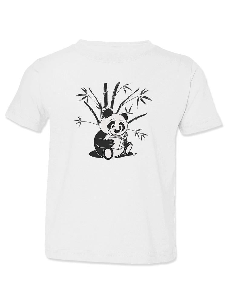 Panda Reading A Book T-shirt