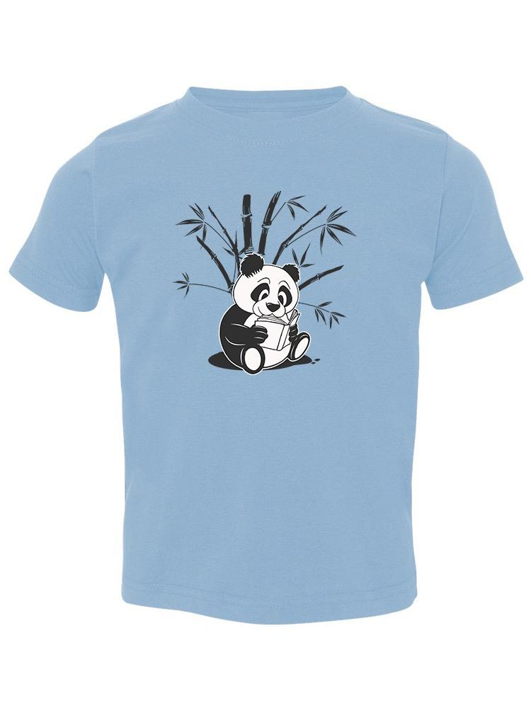 Panda Reading A Book T-shirt