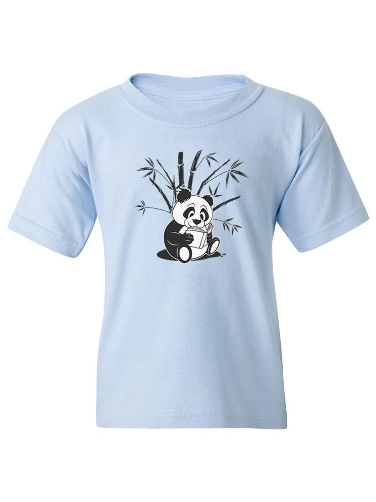 Panda Reading A Book T-shirt