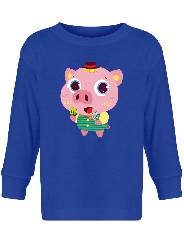 Pig Eating Popsicles T-shirt