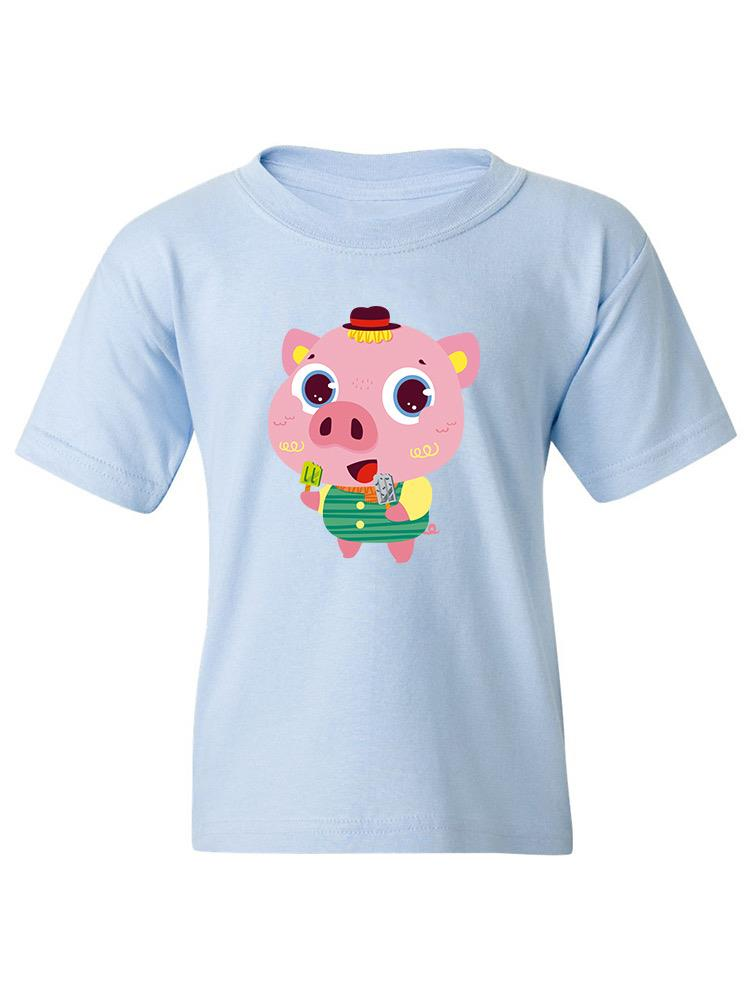 Pig Eating Popsicles T-shirt