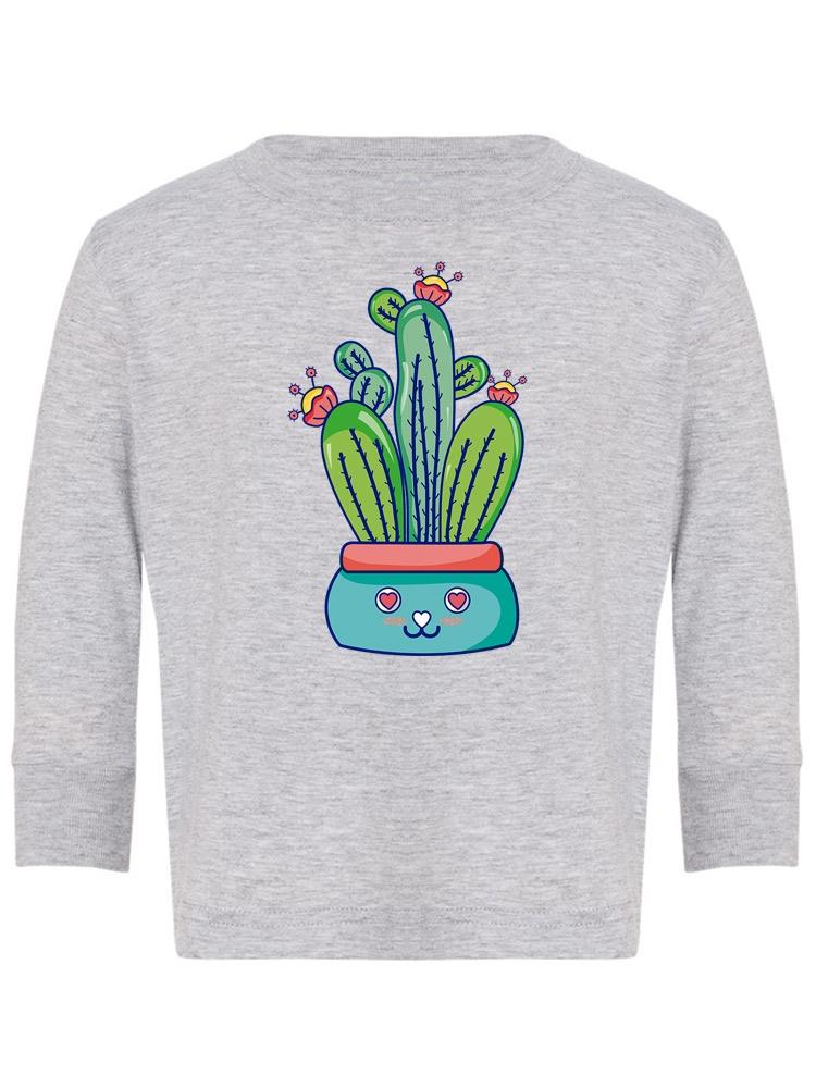 Kawaii Cactus Flowerpot T-shirt