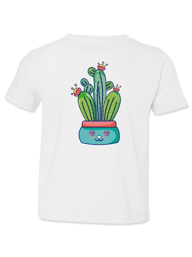 Kawaii Cactus Flowerpot T-shirt