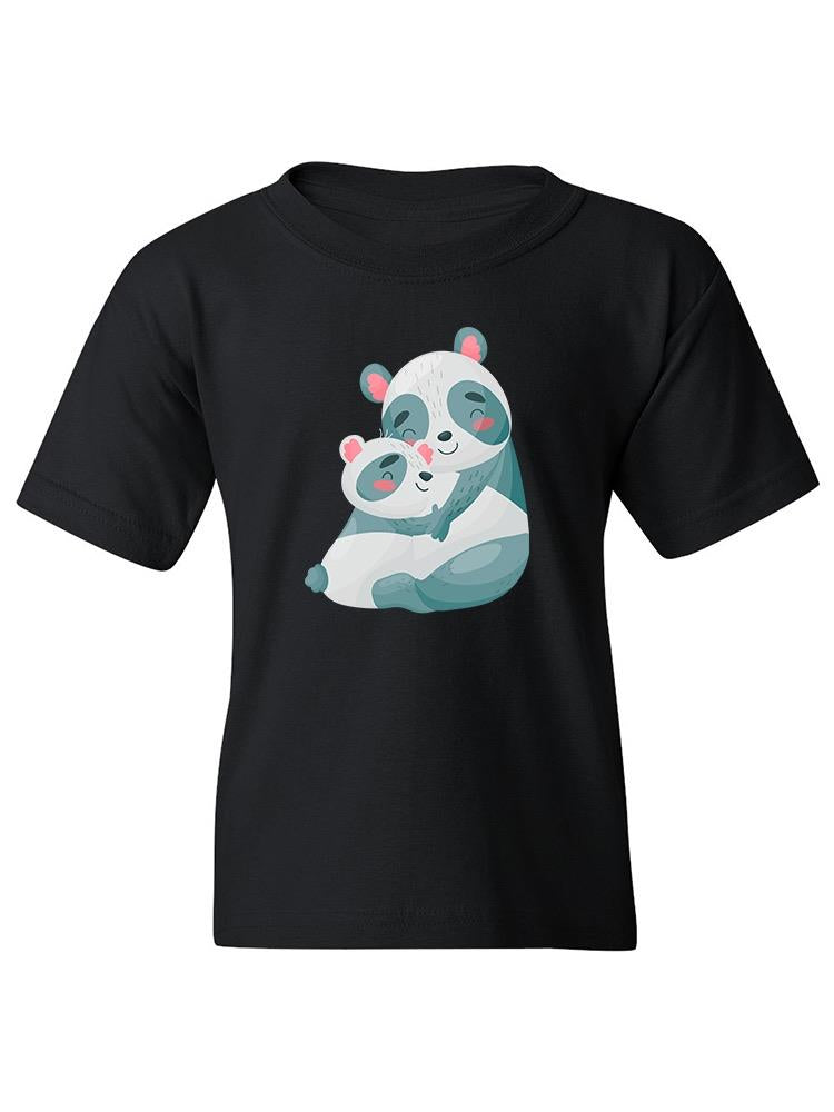 Panda Mom And Cub T-shirt