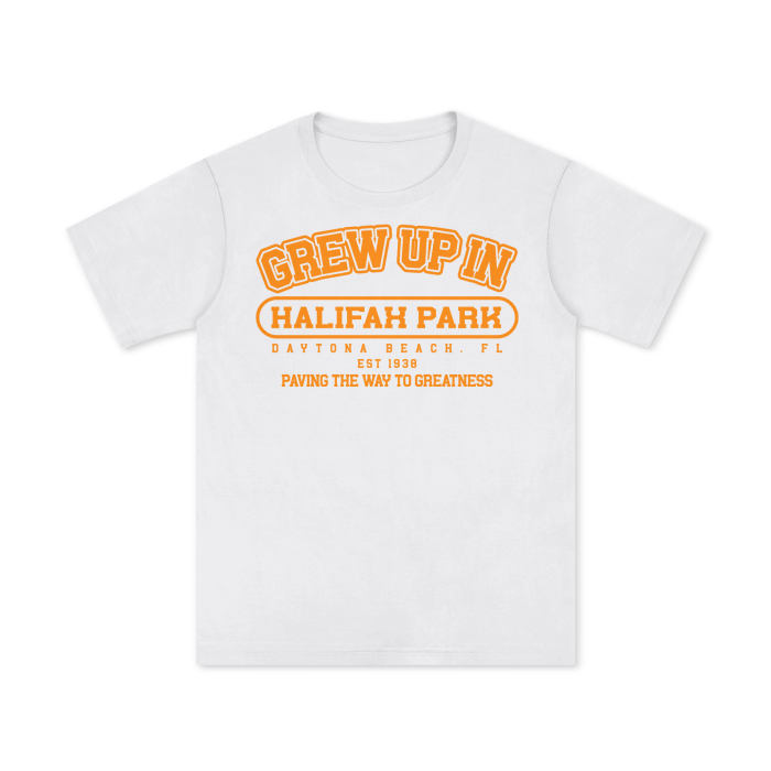 Grew Up In Halifax Park Daytona Beach Historical Tee