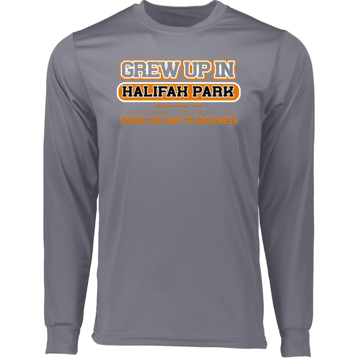 The World's Most Famous Daytona Beach Up In Halifax Park Long Sleeve Moisture-Wicking Tee