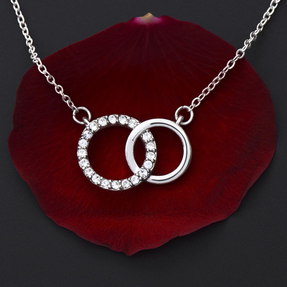 To My Beautiful Granddaughter Perfect Pair Necklace