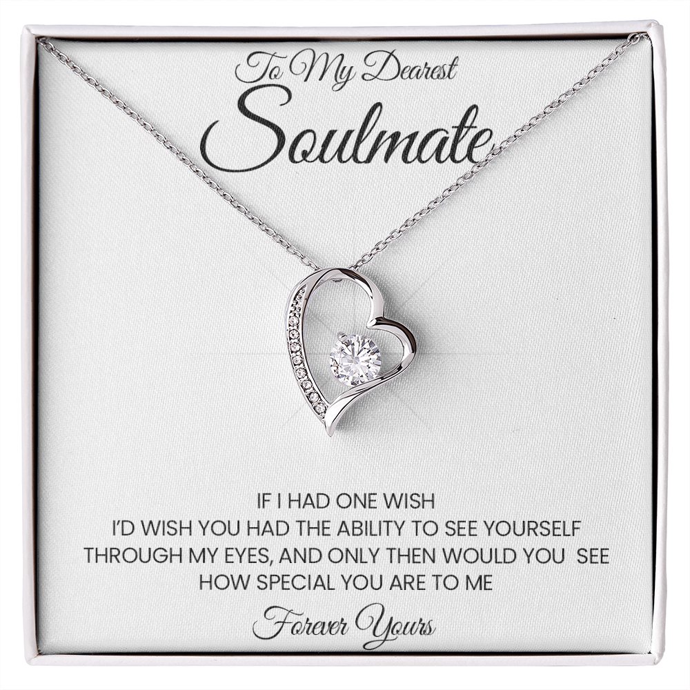 To My Soulmate Forever Love Necklace