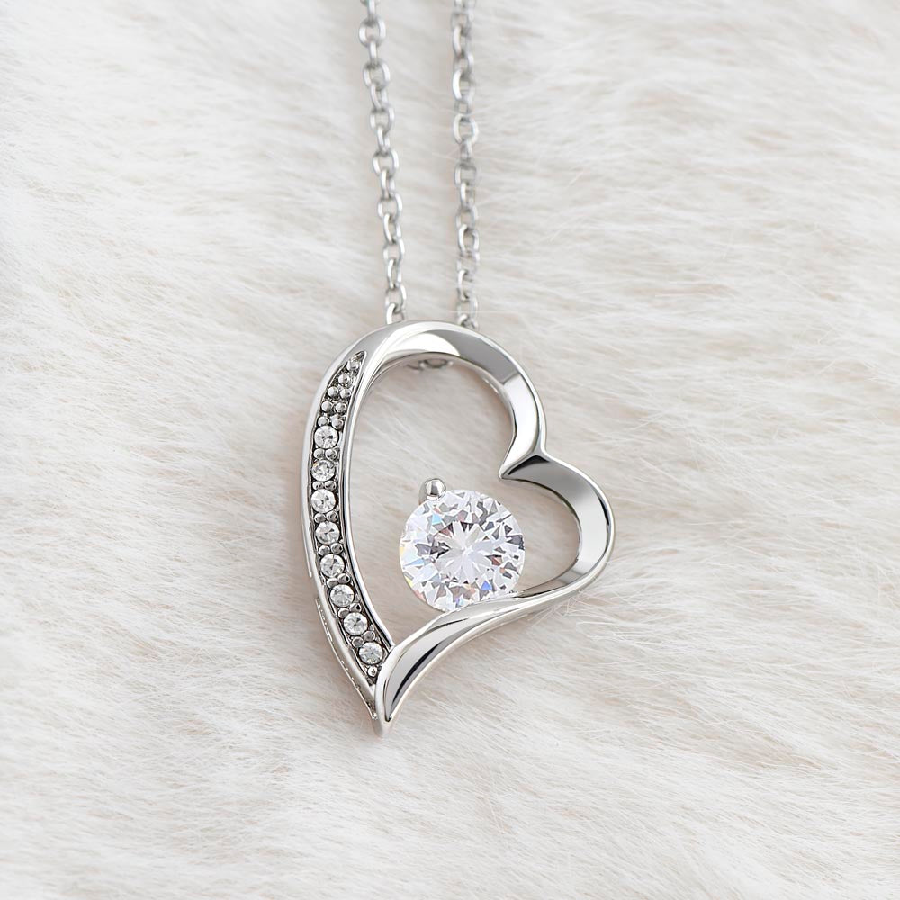 To My Beautiful Granddaughter Forever Love Necklace