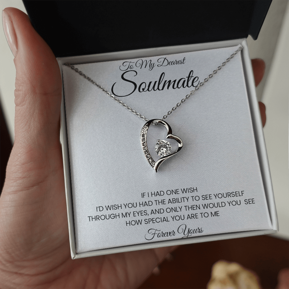 To My Soulmate Forever Love Necklace