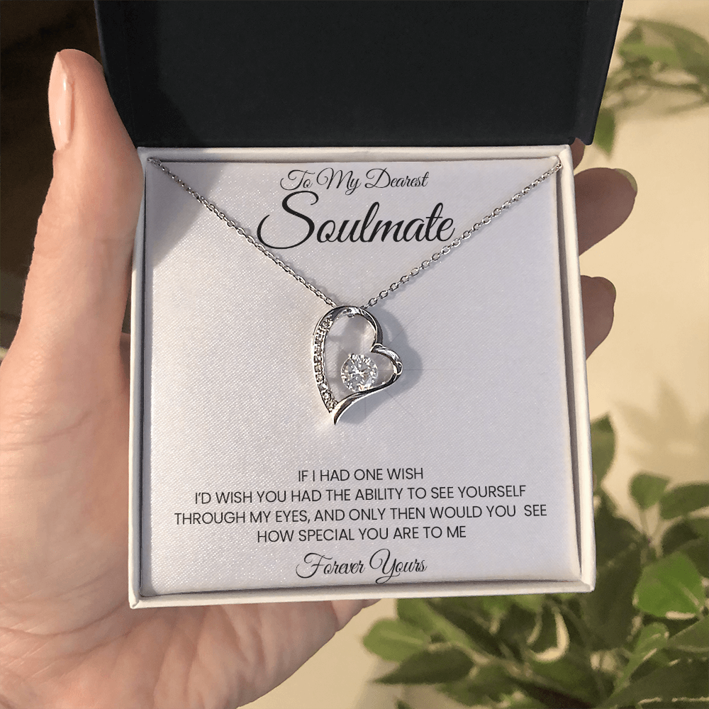 To My Soulmate Forever Love Necklace