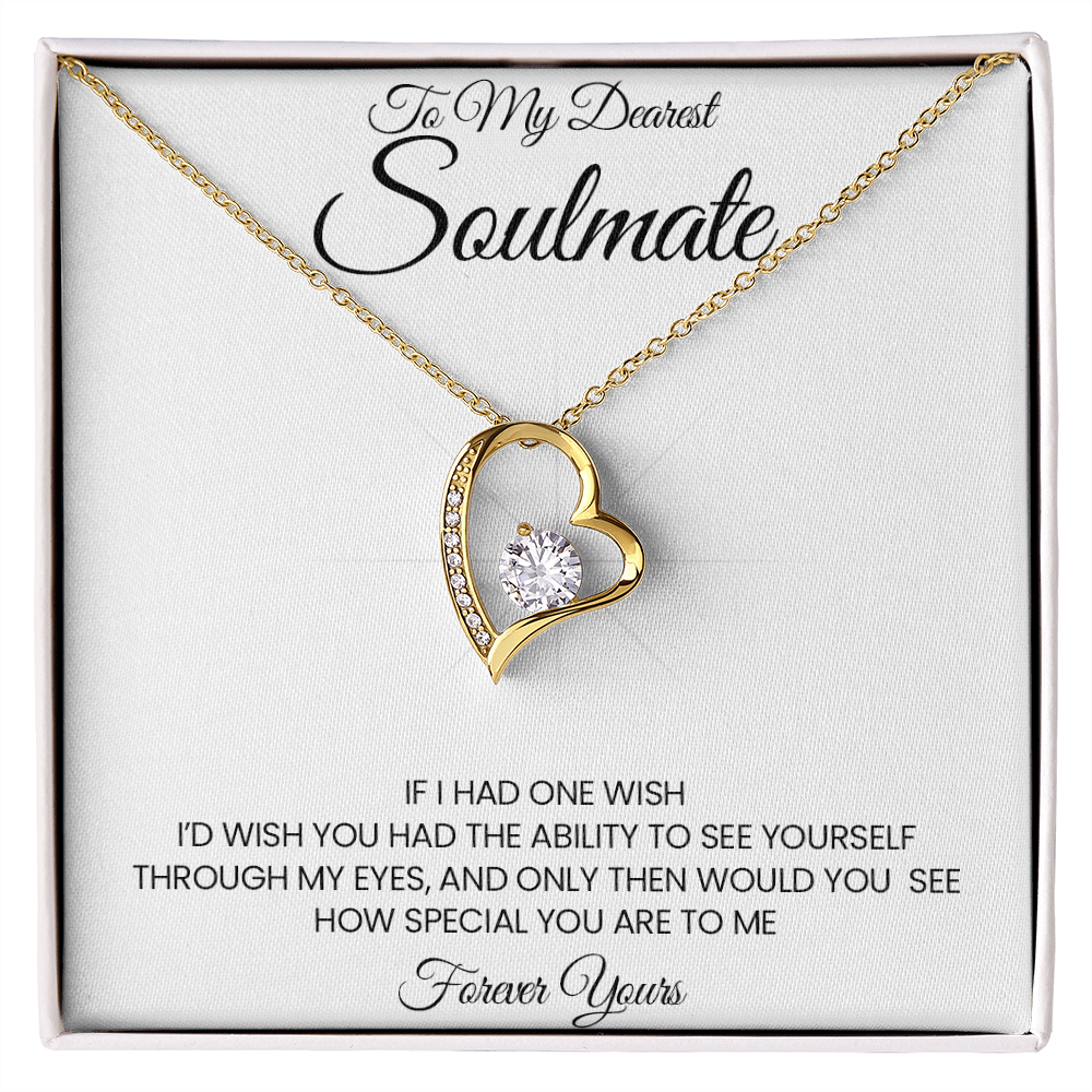 To My Soulmate Forever Love Necklace