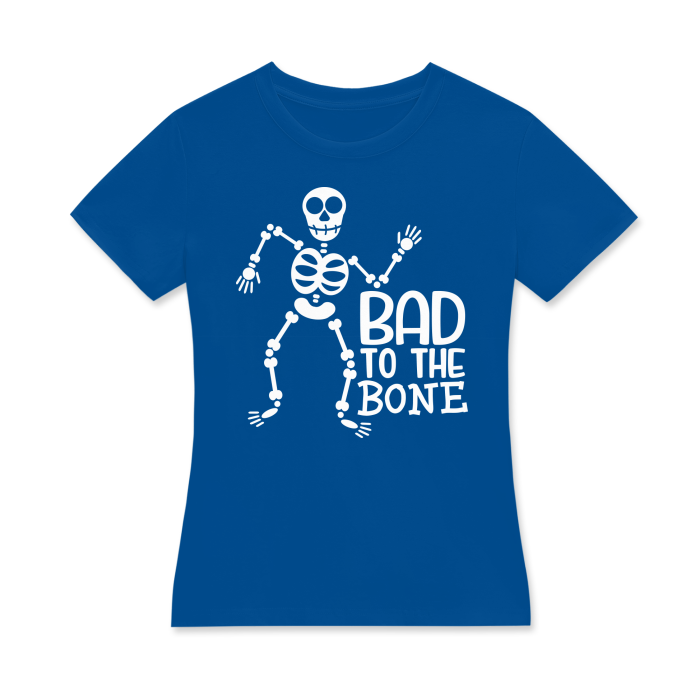 Bad to the Bone Women's Cotton Crew Neck T-Shirt